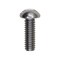 Auveco 8-32 x 1/2in Slotted Round Head Machine Screw 18-8, 100PK 13299 - alternate 1