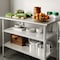 Flash Furniture Woodford Galvanized Under Shelf - Adjustable Lower Shelf for 30in. x 48in. Stainless Steel Tables NH-GU-3048-GG - alternate 5