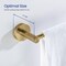 Kibi Circular 10 inch Bathroom Towel Bar KBA1403BB - alternate 6