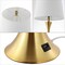 Jonathan Y Bennett 22.75" Modern Glam Iron Hourglass LED Table Lamp with USB Charging Port, Brass Gold, 2PK JYL6621A-SET2 - alternate 4