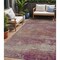 Homeroots 5' X 8' Merlot Beige And Blush Abstract Washable Indoor Outdoor Area Rug 630838 - alternate 1