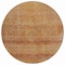 Homeroots 8' Copper And Ivory Round Geometric Washable Indoor Outdoor Area Rug 630497 - alternate 4