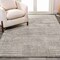Jonathan Y Petra Abstract Stripe Geometric Shag Gray/Ivory 3 ft. x 5 ft. Area Rug MOH407B-3 - alternate 1