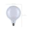 Satco 8W LED G40, 3000K-2000K Warm Dimming, Medium Base, White S12156 - alternate 4