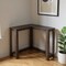 Homeroots 36" Espresso Wood Distressed Frame Console Table 489756 - alternate 4