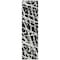 Homeroots 8' Runner Black and White Abstract Washable Non Skid Indoor Outdoor Runner Rug 559236 - alternate 4