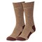Railroad Sock Womens Crew Socks, 96% Spun Polyester, 4% Spandex, Brown, 5-10 W; 4 Pair-7.5 M, 1 PR 684 TS BR - alternate 2