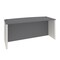 Connexion Executive Desk Bowfront Desk, Slate/Sandstone, 29.8" D X 30.4" H, 71.1" W X Melamine 93400-1159 - alternate 1
