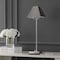 Jonathan Y Ruthen 25 in. Industrial Style Iron Pyramid Bedside LED Table Lamp with USB Charging Port, Nickel JYL6017A - alternate 4