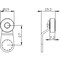 Siemens twist lever for position switch 3SE51 Stainless steel lever, Form A 27 mm 3SE5000-0AA11 - alternate 3