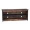Homeroots 55in Brown And Black Open shelving TV Stand with Bookcase 480470 - alternate 1
