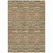 Homeroots 10' X 14' Orange Copper And Gray Striped Washable Indoor Outdoor Area Rug 587925 - alternate 5