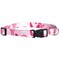 Casual Canine Dog Collar, D-Ring Link, 14 to 20 in L Collar, 5/8 in W Collar, Nylon, Pink Camo ZA6741 14 75 - alternate 1
