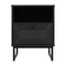 Flash Furniture Square 17 in W, 19 in L, Black EV-ST4043-ZZ-BLK-GG - alternate 2