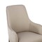 Manhattan Comfort Belmont Chenille and Faux Leather Wood Upholstered Armchair in Taupe DC1544-TP - alternate 5