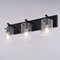 Vaxcel Northfield 3-Light Vanity Light, Matte Black, Clear Seeded Glass, 21-In. Wide W0569 - alternate 4