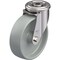 Blickle SS, Kingpin Swivel Caster, Nyln, 5", 330 lb. LEXR-POG 125G - alternate 1