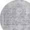 Homeroots 8' Plum Round Oriental Washable Indoor Outdoor Area Rug 607616 - alternate 5