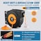 Vevor Retractable Extension Cord Reel Power Cord Reel 80FT 12AWG/3C SJTOW ZX-ZD200-5614 - alternate 4