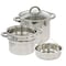 Oster Sangerfield 5 Quart Stainless Steel Pasta Pot with Steamer Insert and Basket 130008.04 - alternate 1