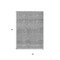 Homeroots 3' X 5' Gray And Silver Chevron Washable Indoor Outdoor Area Rug 612262 - alternate 4