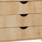 Homeroots 35" Natural Wood Four Drawer Dresser 489232 - alternate 4
