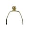 Homeroots 28" Black and Gold Metal Cylinder Table Lamp With Beige Drum Shade 545810 - alternate 4