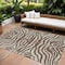 Homeroots 8' X 10' Brown And Beige Animal Print Washable Indoor Outdoor Area Rug 600597 - alternate 1