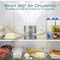 Serenelife Fridge Deodorizer & Odor Eliminator, Multi-Use Refrigerator Deodorizer Aluminum Pod for Freezer SLDEOR10GY - alternate 4