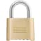 Master Lock 2-9/10 in. H X 1 in. W X 2 in. L Steel Double Locking Combination Padlock 175D - alternate 1