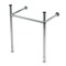 Kingston Brass Stainless Steel Console Sink Legs, Polished Chrome VPB34251 - alternate 1