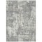 Homeroots 9' X 12' Gray And Ivory Abstract Washable Indoor Outdoor Area Rug 597972 - alternate 3