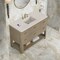 James Martin Vanities Lucian 48" Single Vanity, Pebble Oak, w/ 3 CM Siberian Silestone Top w/FreePower Wireless Charger D704-V48-PBO-FSFR - alternate 4