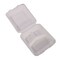 Kitch 24/7 Disposables White Compostable 3 Compartment Molded Fiber Hinged Container, 8 x 8 inch, 200PK KC-8X8-3CHC-NPAW - alternate 2