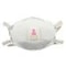 3M Disposable Respirator, P100, Molded, Dual, Adjustable, Metal Nose Clip, M 8293 - alternate 5