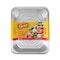 Glad Disposable Steam Pan, Aluminum, Silver, 12-1/2 in L, 10-1/4 in W, 2-1/2 in H, Dishwasher Safe: No BBP19935 - alternate 1
