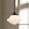 Vaxcel Huntley Mini Pendant Light, Oil Rubbed Bronze, White Schoolhouse Glass, 10-In. Wide P0463 - alternate 5