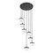 Z-Lite Renaud Matte Black 7 Light Chandelier 827P6-7R-MB-LED - alternate 3