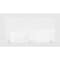 Ghent Partition Extender, Clear Thermoplastic w/ Tape, 30''H x 48''W PEC3048-T - alternate 3