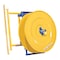 Vestil Steel Wall Mounted Strapping Cart, 8" Diameter, Yellow STRAP-WALL - alternate 3