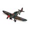 Homeroots 6" Green Metal Hand Painted 1940 Green and Brown Spit Fire Model Airplane 489436 - alternate 5