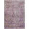 Homeroots 9' X 12' Plum And Lavender Floral Washable Indoor Outdoor Area Rug 605751 - alternate 6