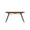 Homeroots 59" Walnut Wood Dining Table 630372 - alternate 1
