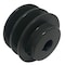 B&B Manufacturing Finished Bore 2 Groove V-Belt Pulley 4.75 inch OD 2AK49x3/4 - alternate 1