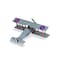 Homeroots 5" Red and Gray Metal Hand Painted 1916 Gray Bristol F28 Fighter Plane Model Airplane 489451 - alternate 2