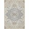 Homeroots 5' X 8' Beige Ivory And Gray Oriental Washable Indoor Outdoor Area Rug 596609 - alternate 1
