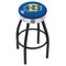 Holland Bar Stool Co 25" Blk Wrinkle South Dakota State Swivel Bar Stool, Chrome Ring L8B3C25SDakSt - alternate 1