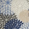 Homeroots 12' X 15' Blue And Ivory Indoor Outdoor Area Rug 521648 - alternate 3