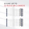 Simple Deluxe Horizontal Fishing Rod Holders Wall-Mounted - Fishing Rod Rack Great Fishing Pole Holder for Garage SOFISHRODRACKHBLUEX2 - alternate 4