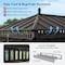 Sunjoy Kingston 20x12 Gazebo, Steel Hardtop Gazebo with Curtain and Netting - Brown Aluminum Posts A1020436A200 - alternate 5